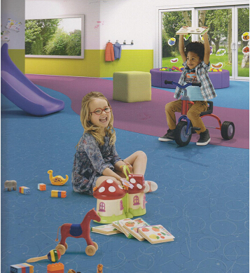 幼儿园地板效果图—南宁PVC地板